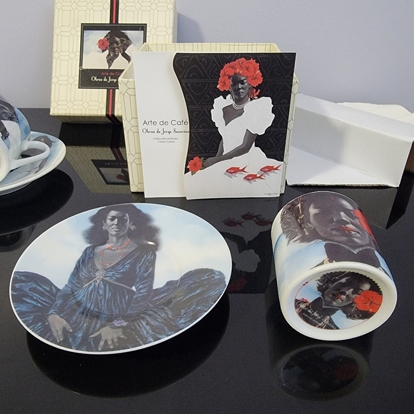 Arte de Café Obras de Jorge Severino Colección Limitada Espresso Set - Picture 12 of 12